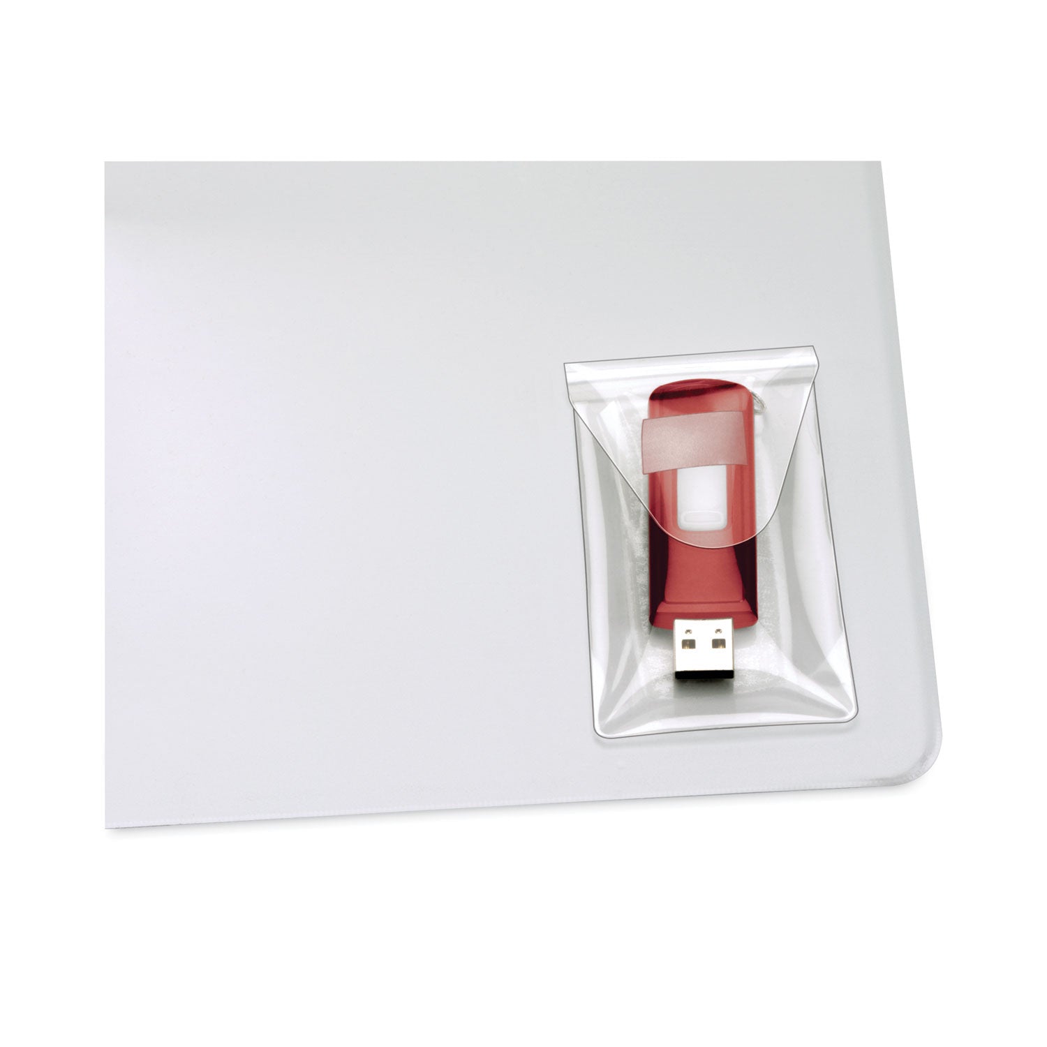 Cardinal HOLD IT USB Pockets, 2 x 3.44, Clear (21140)