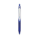 Pilot VBall RT Liquid Ink Roller Ball Pen, Retractable, Extra-Fine 0.5 mm, Blue Ink, Blue/White Barrel (26107)