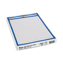 C-Line Stitched Shop Ticket Holders, Top Load, Super Heavy, Clear, 9" x 12" Inserts, 15/Box (43915)