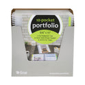 C-Line 10-Pocket Poly Portfolio with Write-On Tabs, 8.5 x 11, Clear/Clear (33650)