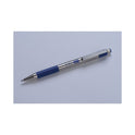 Zebra F-301 Ballpoint Pen, Retractable, Fine 0.7 mm, Blue Ink, Stainless Steel/Blue Barrel (27120)