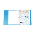 C-Line Business Card Binder Pages, For 2 x 3.5 Cards, Clear, 20 Cards/Sheet, 10 Sheets/Pack (61217)