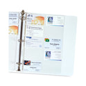 C-Line Business Card Binder Pages, For 2 x 3.5 Cards, Clear, 20 Cards/Sheet, 10 Sheets/Pack (61217)