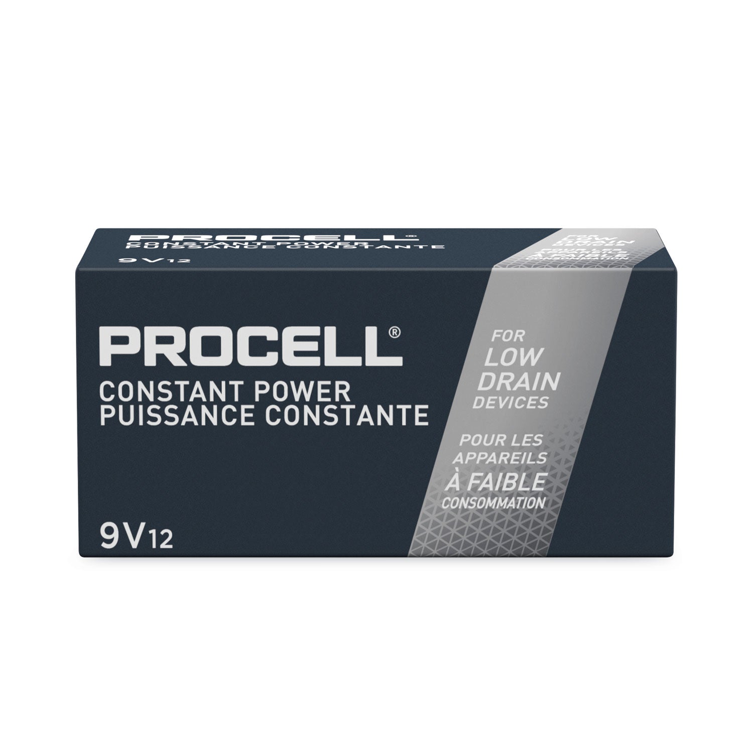 Procell Professional Alkaline 9V Batteries, 12/Box (PC1604BKD)