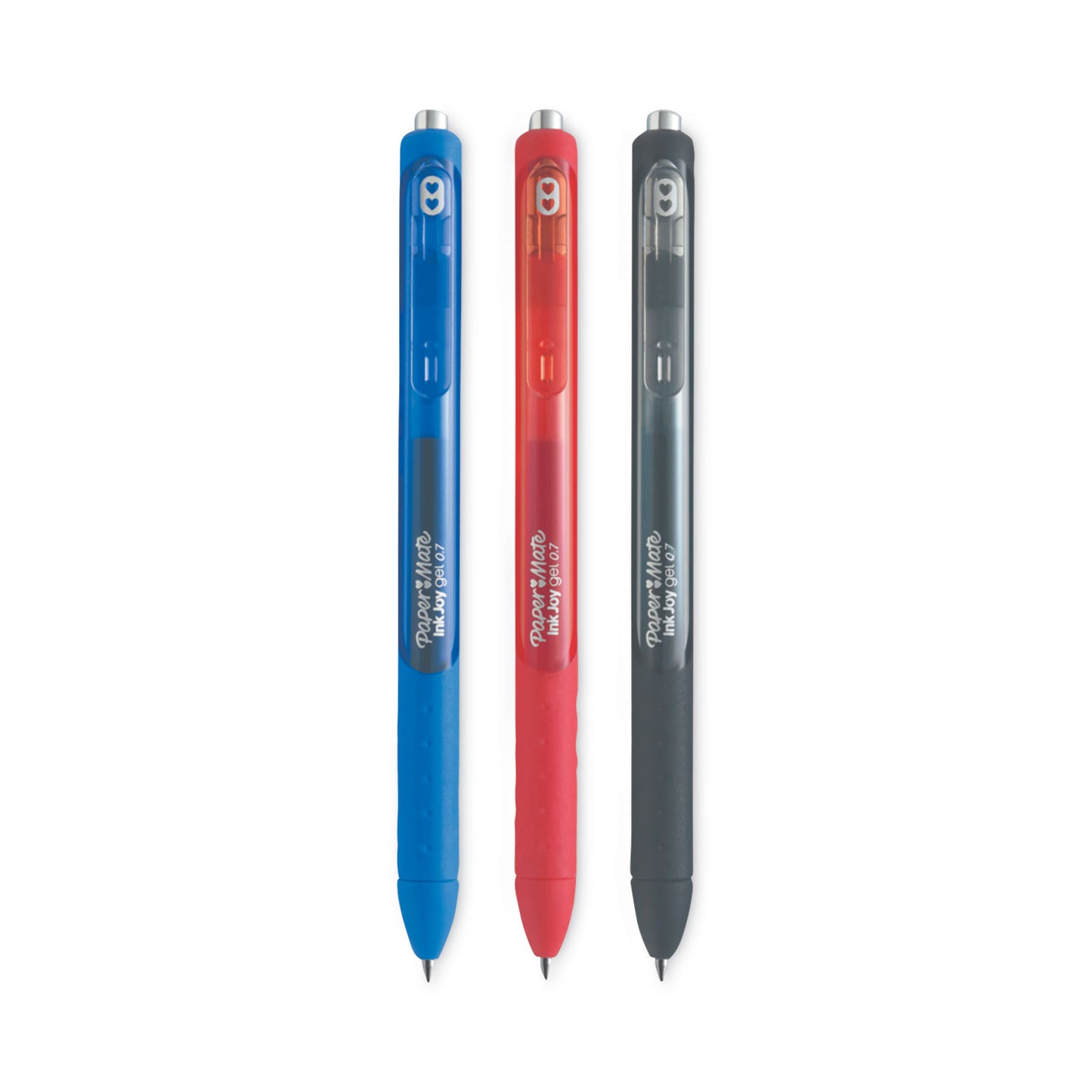 Paper Mate InkJoy Gel Pen, Retractable, Medium 0.7 mm, Assorted Ink and Barrel Colors, 3/Pack (1951639)