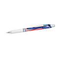 Pentel EnerGel RTX Gel Pen, Retractable, Medium 0.7 mm, Black Ink, Stars and Stripes Barrel, 5/Pack (BL77USABP5A)