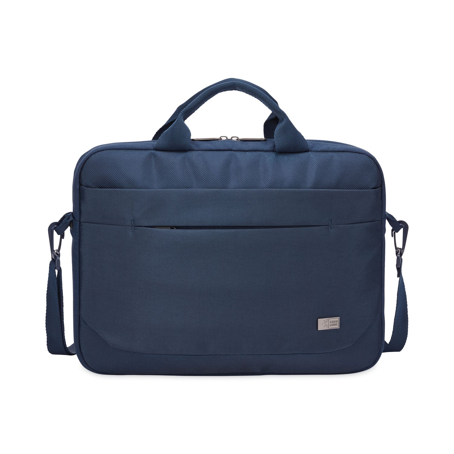 Case Logic Advantage Laptop Attache, Fits Devices Up to 14", Polyester, 14.6 x 2.8 x 13, Dark Blue (3203987)