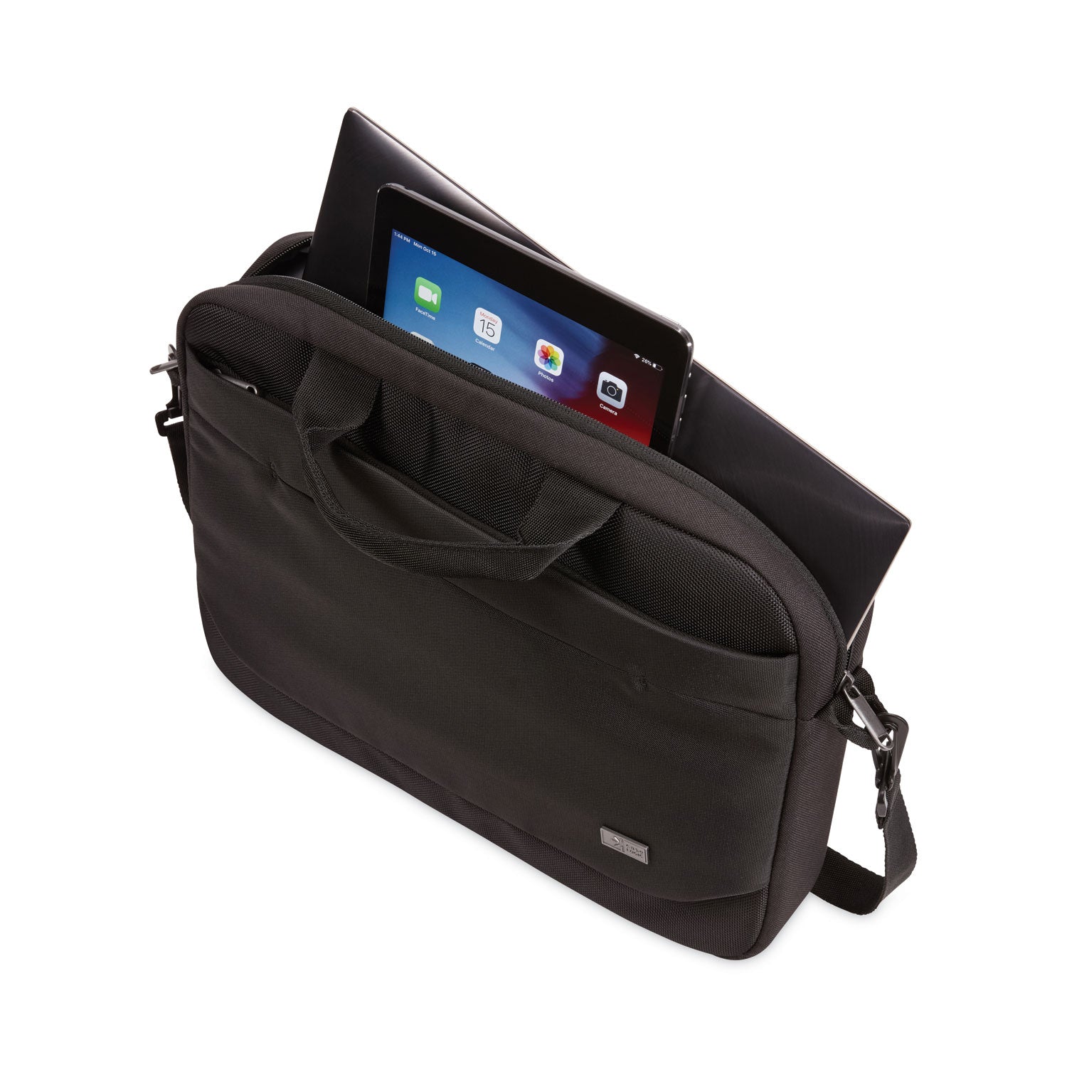 Case Logic Advantage Laptop Attache, Fits Devices Up to 11.6", Polyester, 11.8 x 2.2 x 10.2, Black (3203984)