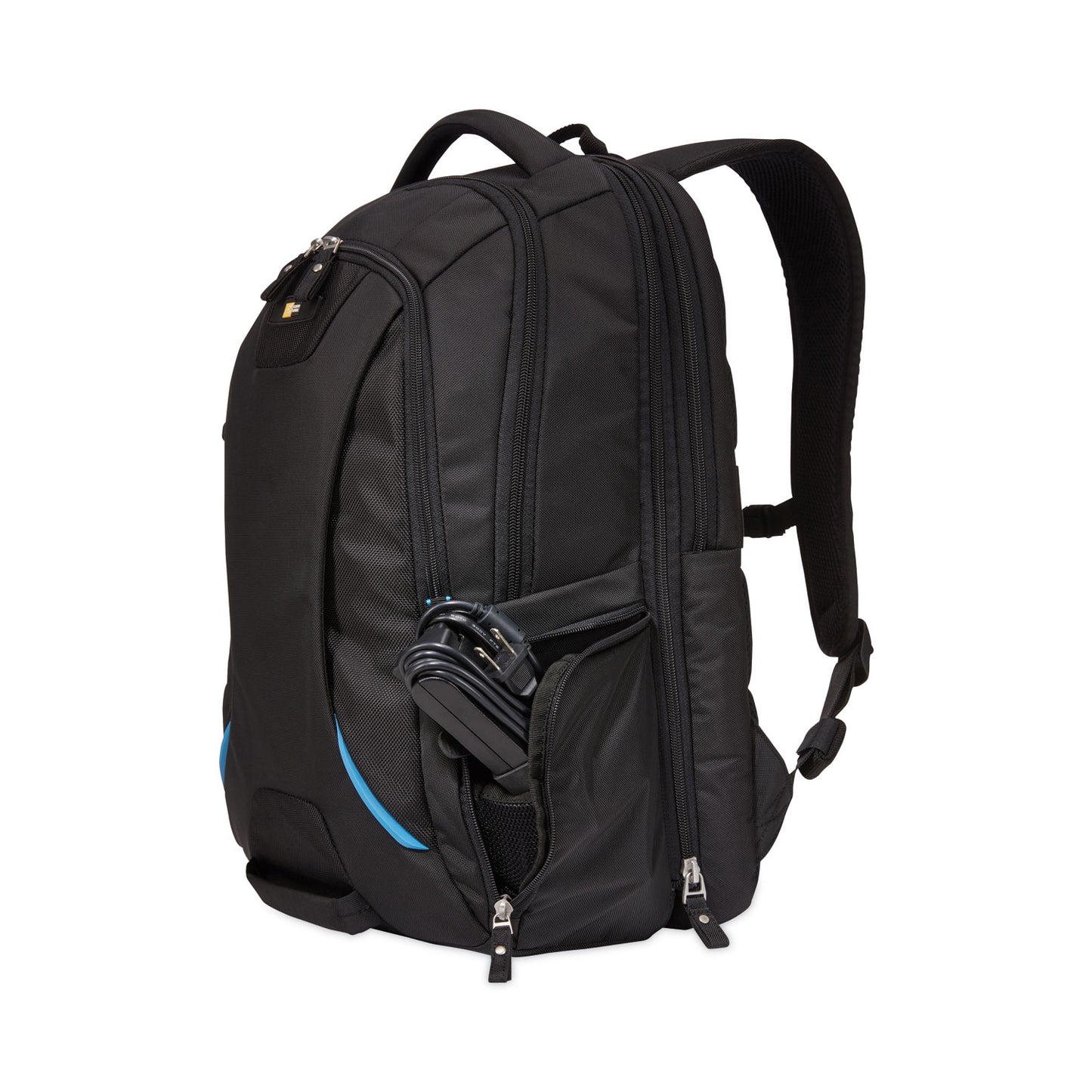 Case Logic Checkpoint Friendly Backpack, Fits Devices Up to 15.6", Polyester, 2.76 x 13.39 x 19.69, Black (3203772)