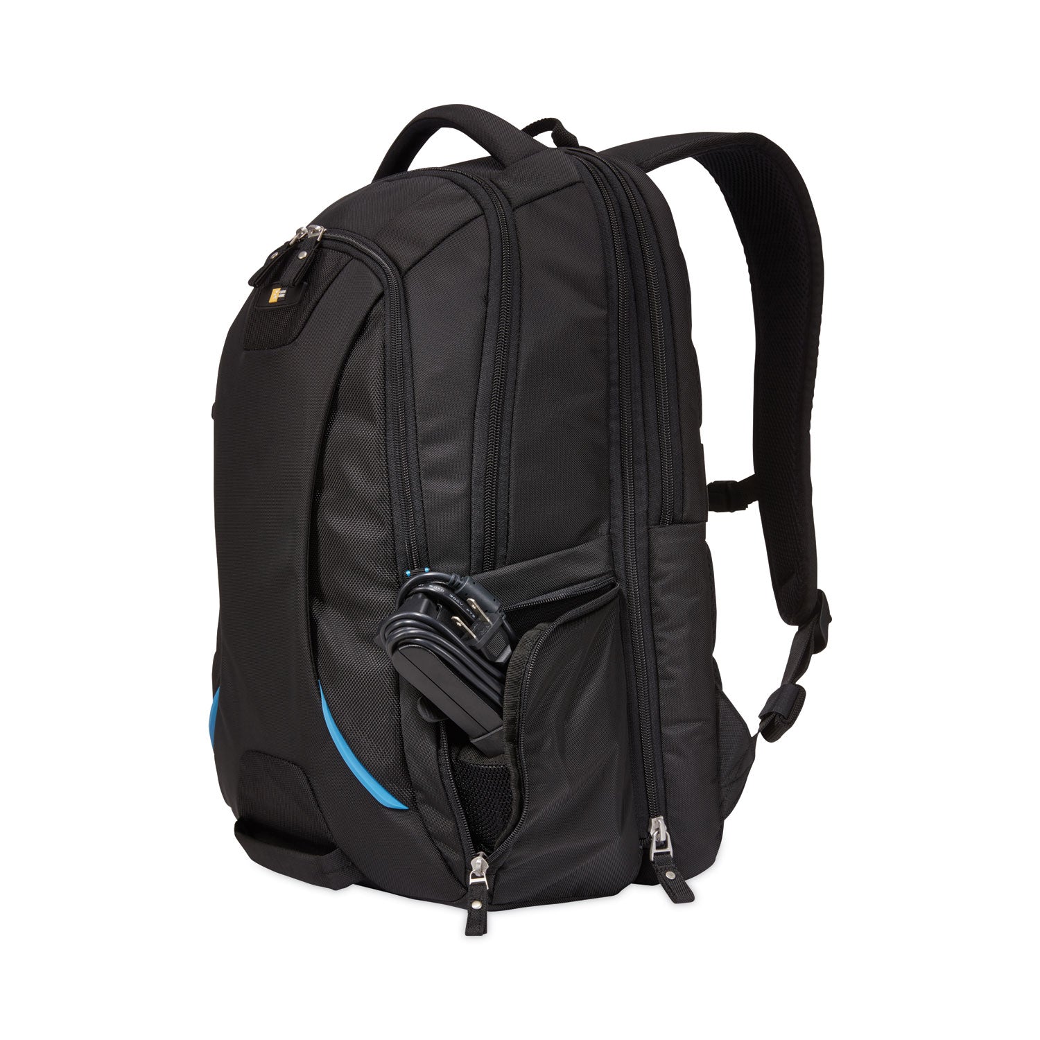Case Logic Checkpoint Friendly Backpack, Fits Devices Up to 15.6", Polyester, 2.76 x 13.39 x 19.69, Black (3203772)