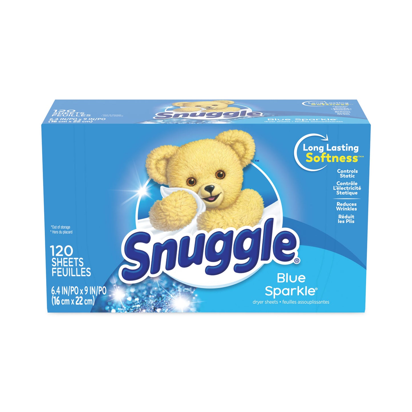 Snuggle Fabric Softener Sheets, Fresh Scent, 120 Sheets/Box (45115EA)