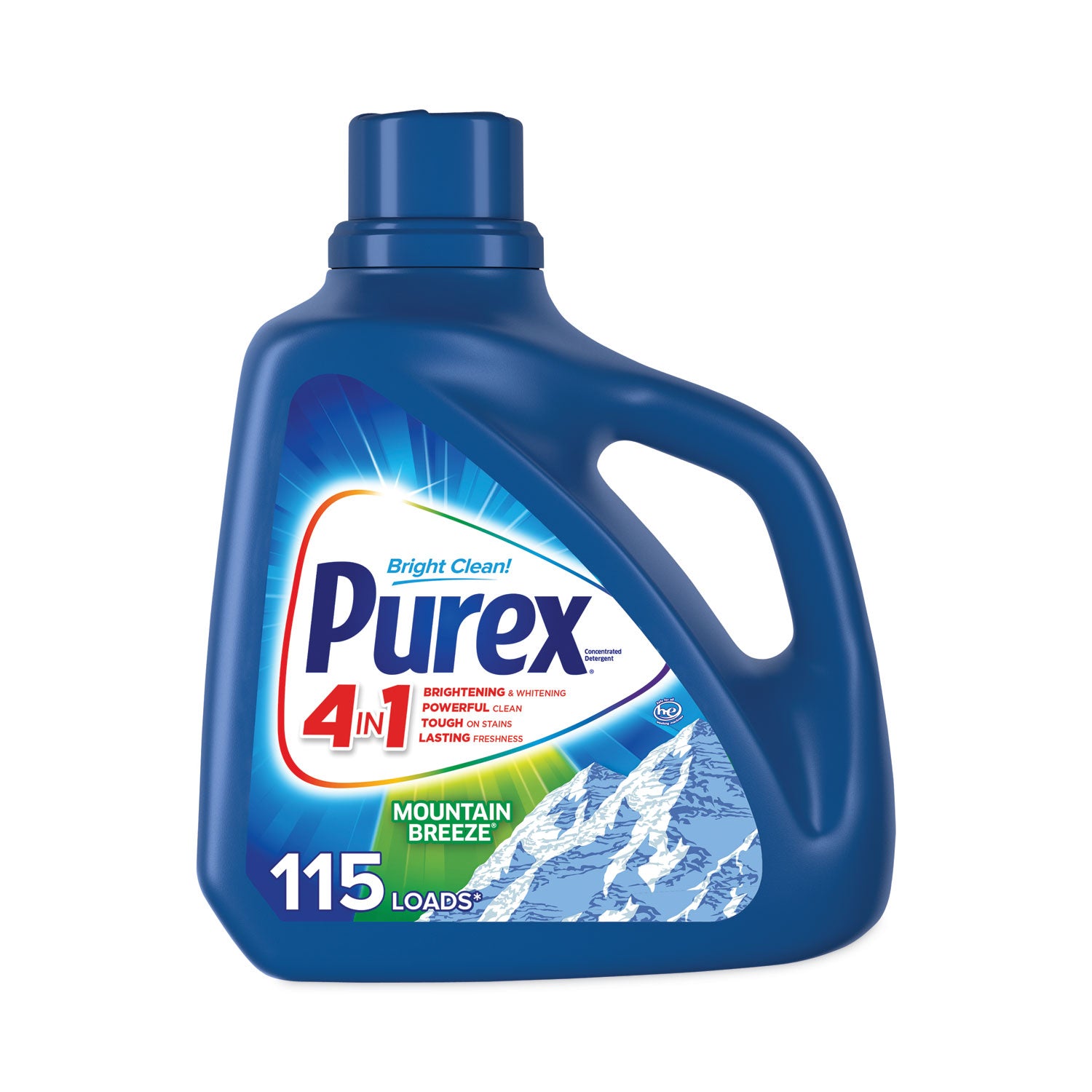 Purex Liquid Laundry Detergent, Mountain Breeze, 150 oz, Bottle (05016)