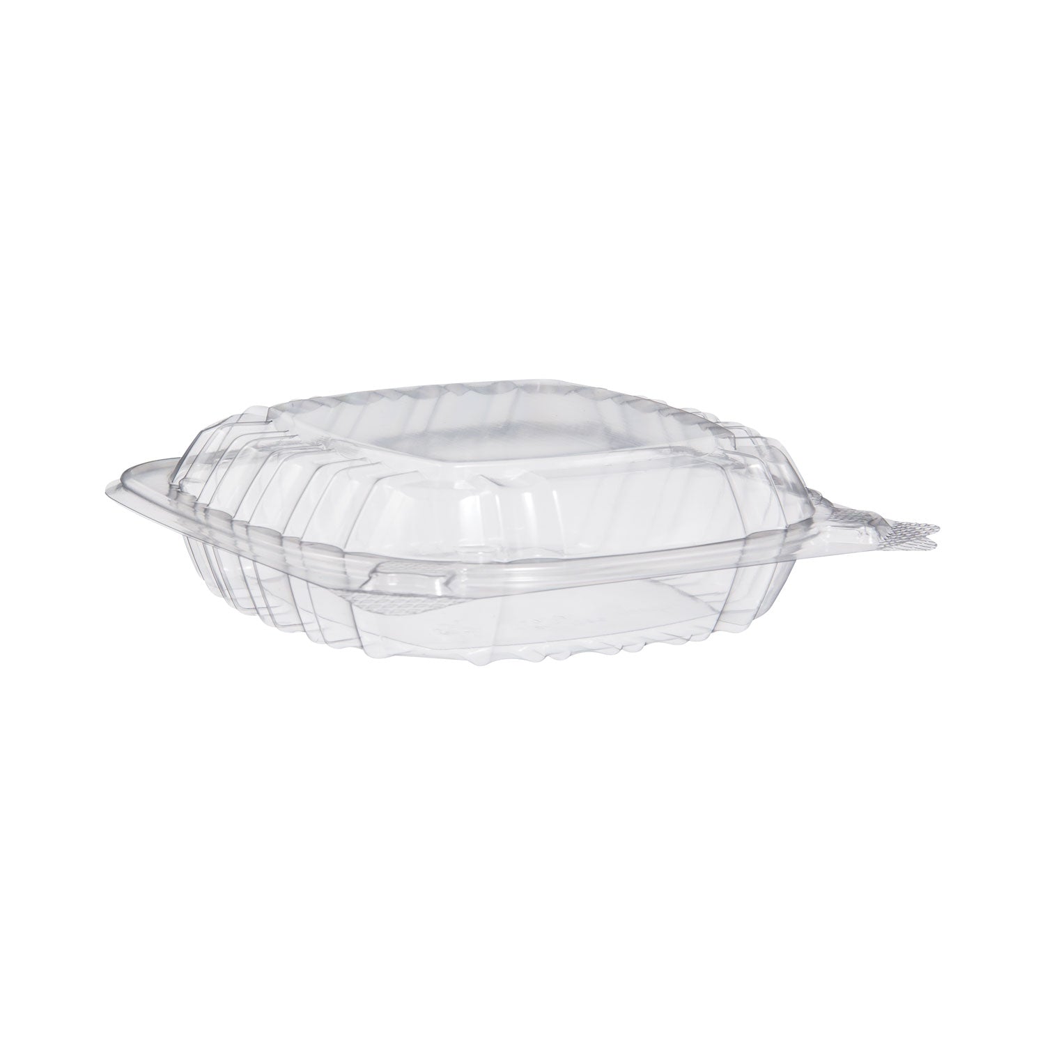 Dart ClearSeal Hinged-Lid Plastic Containers, Sandwich Container, 13.8 oz, 5.4 x 5.3 x 2.6, Clear, Plastic, 500/Carton (C53PST1)