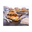 Dart StayLock Clear Hinged Lid Containers, 5.4 x 9 x 3.5, Clear, Plastic, 250/Carton (C35UT1)