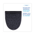 Boardwalk Urinal Mat 2.0, Rubber, 17.5 x 20, Black/Black, 6/Carton (UMBB)