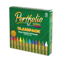 Crayola Portfolio Series Oil Pastels, 12 Assorted Colors, 300/Carton (523630)