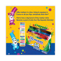 Crayola Pip-Squeaks Skinnies Washable Markers, Medium Bullet Tip, Assorted Colors, 64/Pack (588764)