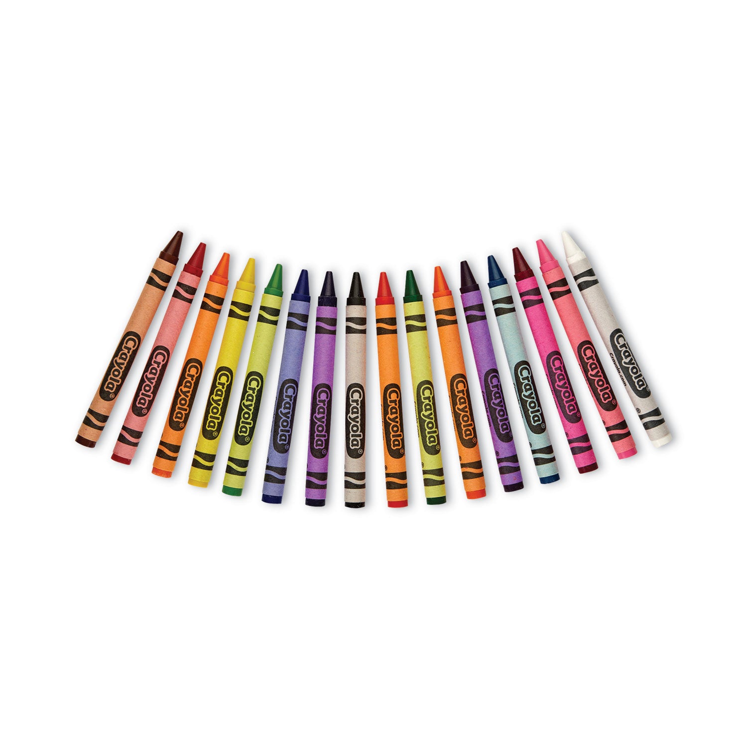 Crayola Classic Color Crayons, Peggable Retail Pack, 16 Colors/Pack (523016)