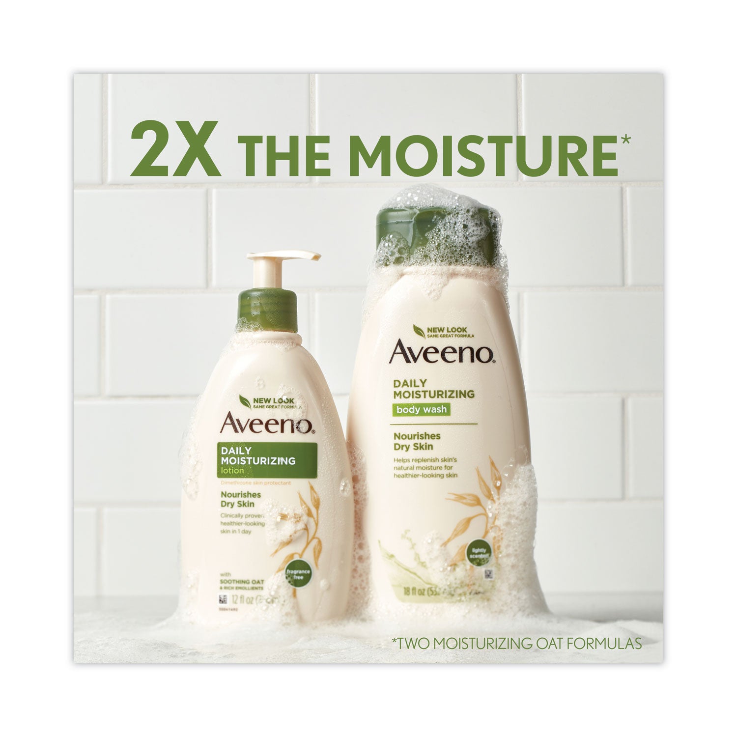 Aveeno Active Naturals Daily Moisturizing Lotion, 12 oz Pump Bottle (100360003)