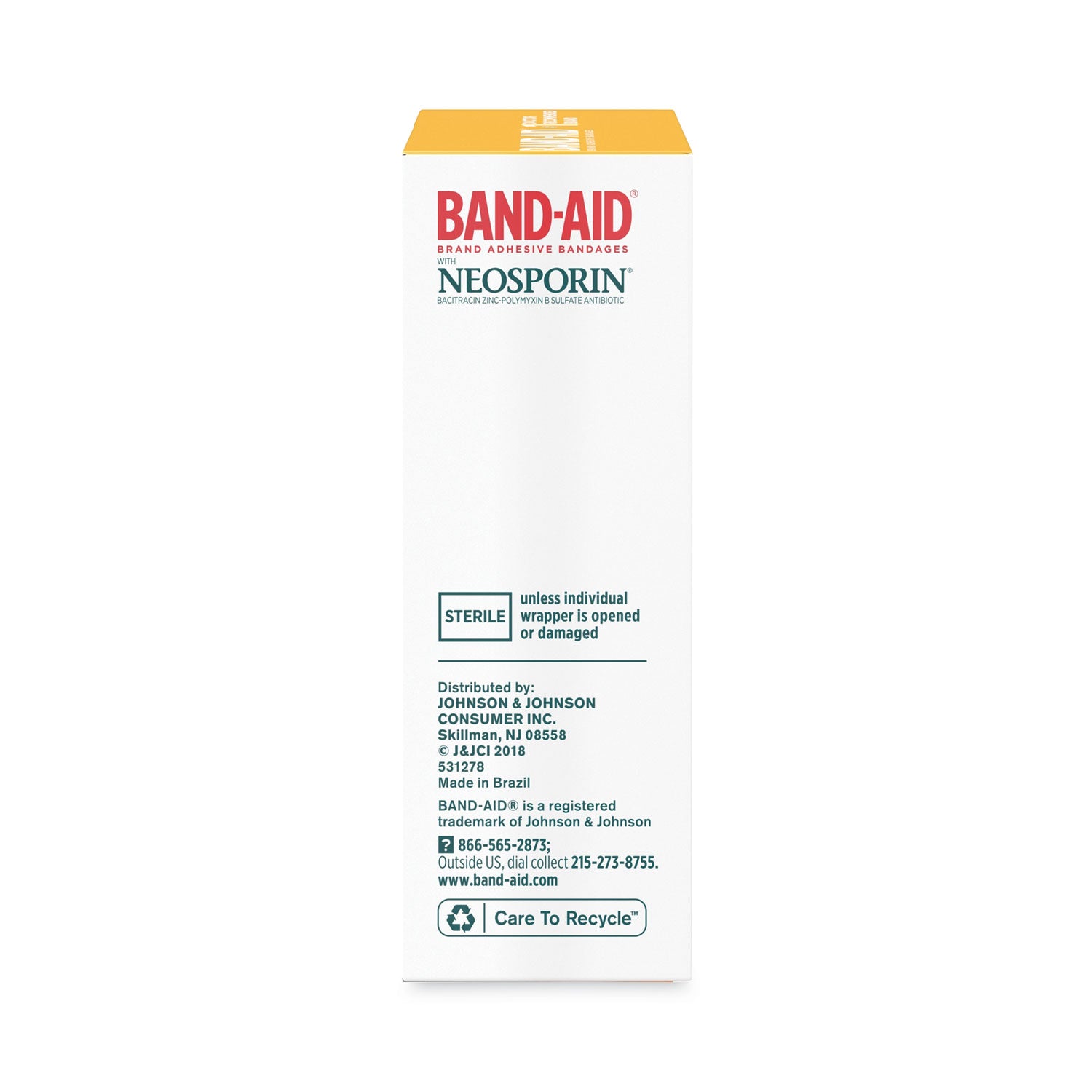 BAND-AID Antibiotic Adhesive Bandages, Assorted Sizes, 20/Box (5570)