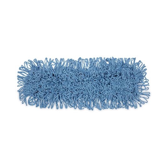 Boardwalk Mop Head, Dust, Looped-End, Cotton/Synthetic Fibers, 24 x 5, Blue (1124)