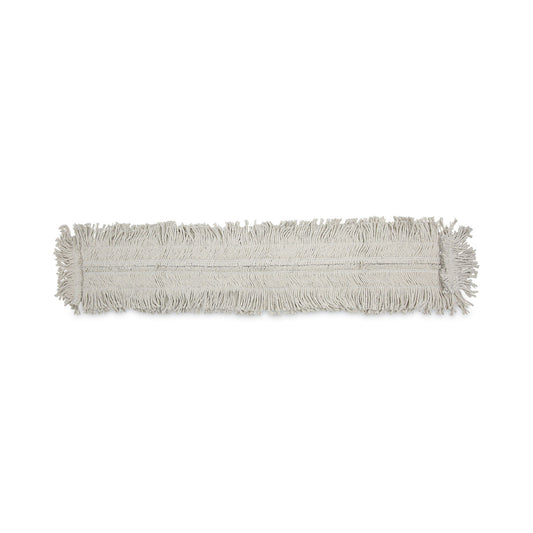 Boardwalk Mop Head, Dust, Disposable, Cotton/Synthetic Fibers, 48 x 5, White (1648)