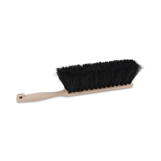 Boardwalk Counter Brush, Black Tampico Bristles, 4.5" Brush, 3.5" Tan Plastic Handle (5208)