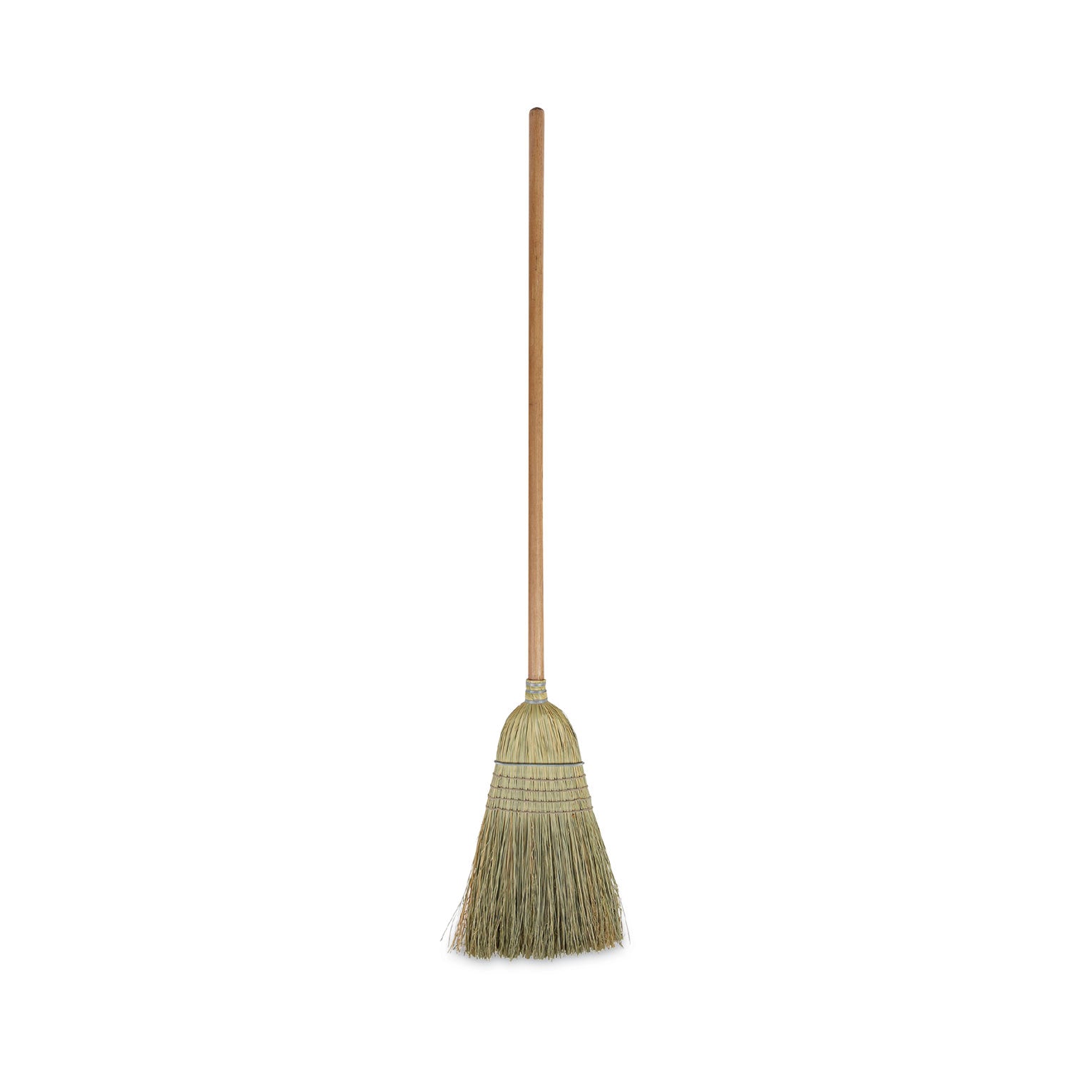 Boardwalk 100% Corn Brooms, 60" Overall Length, Natural, 6/Carton (BR10001)