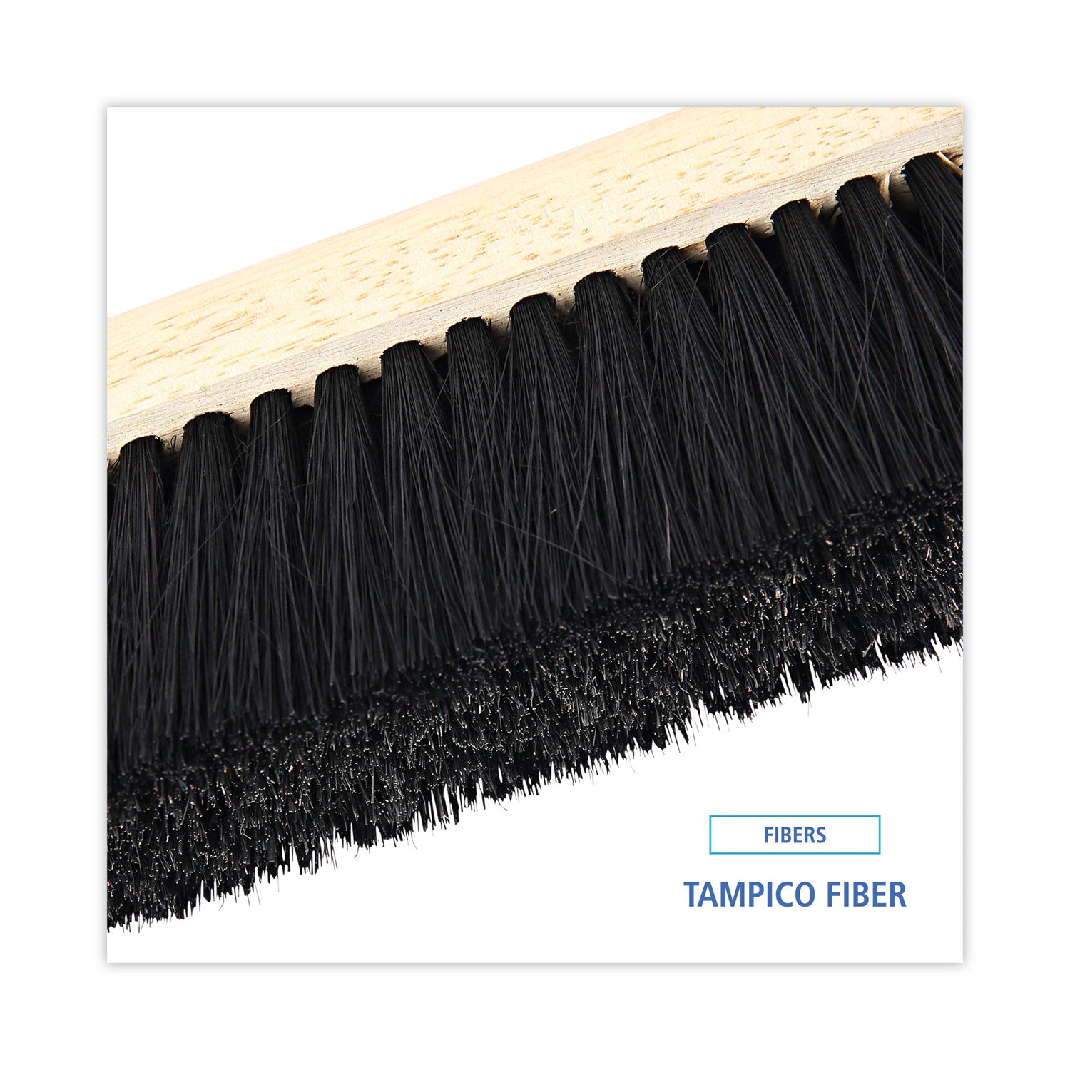 Boardwalk Floor Brush Head, 2.5" Black Tampico Fiber Bristles, 24" Brush (20224)