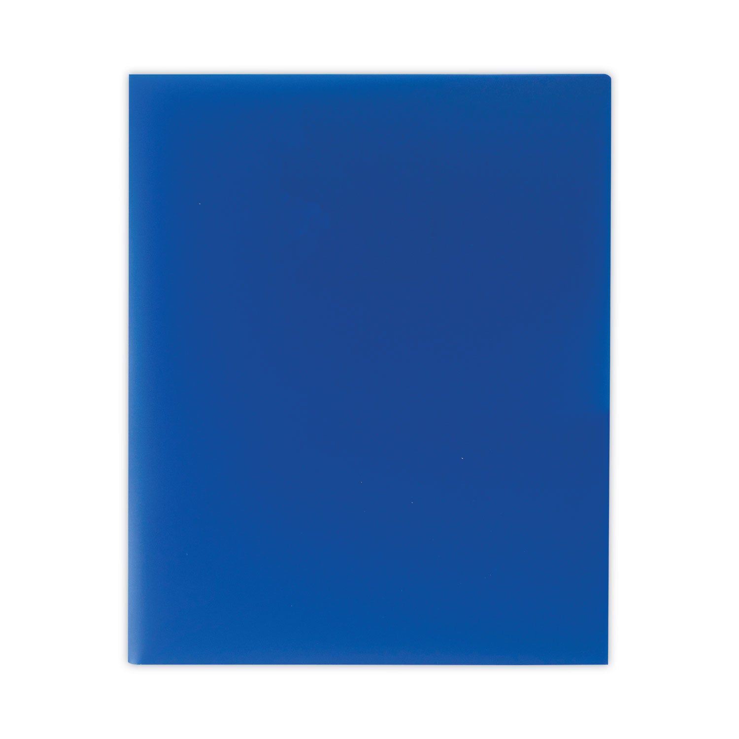 C-Line Two-Pocket Heavyweight Poly Portfolio Folder, 11 x 8.5, Blue, 25/Box (33955BX)