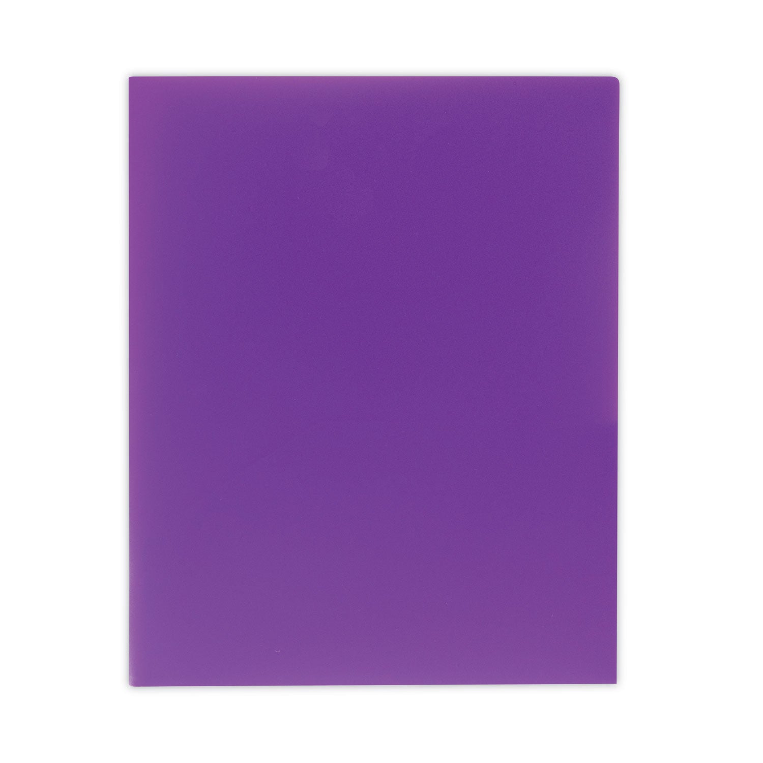 C-Line Two-Pocket Heavyweight Poly Portfolio Folder, 11 x 8.5, Purple, 25/Box (33959BX)