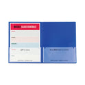 C-Line Classroom Connector Folders, 11 x 8.5, Blue, 25/Box (32005)