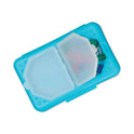 C-Line Storage Box, 5.43 x 8.25 x 2.43, Seafoam Green, Seaside Blue, Sunset Red, Sunny Yellow, 12/Carton (48500DS)