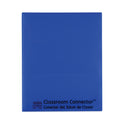 C-Line Classroom Connector Folders, 11 x 8.5, Blue, 25/Box (32005)