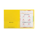 C-Line Classroom Connector Folders, 11 x 8.5, Yellow, 25/Box (32006)