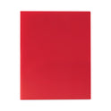 C-Line Two-Pocket Heavyweight Poly Portfolio Folder, 11 x 8.5, Red, 25/Box (33954BX)