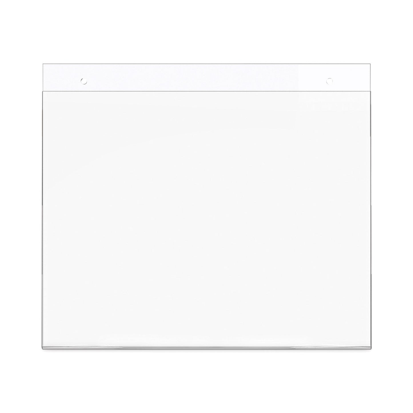 Deflecto Classic Image Wall-Mount Sign Holder, Landscape, 11 x 8.5, Clear (68301)