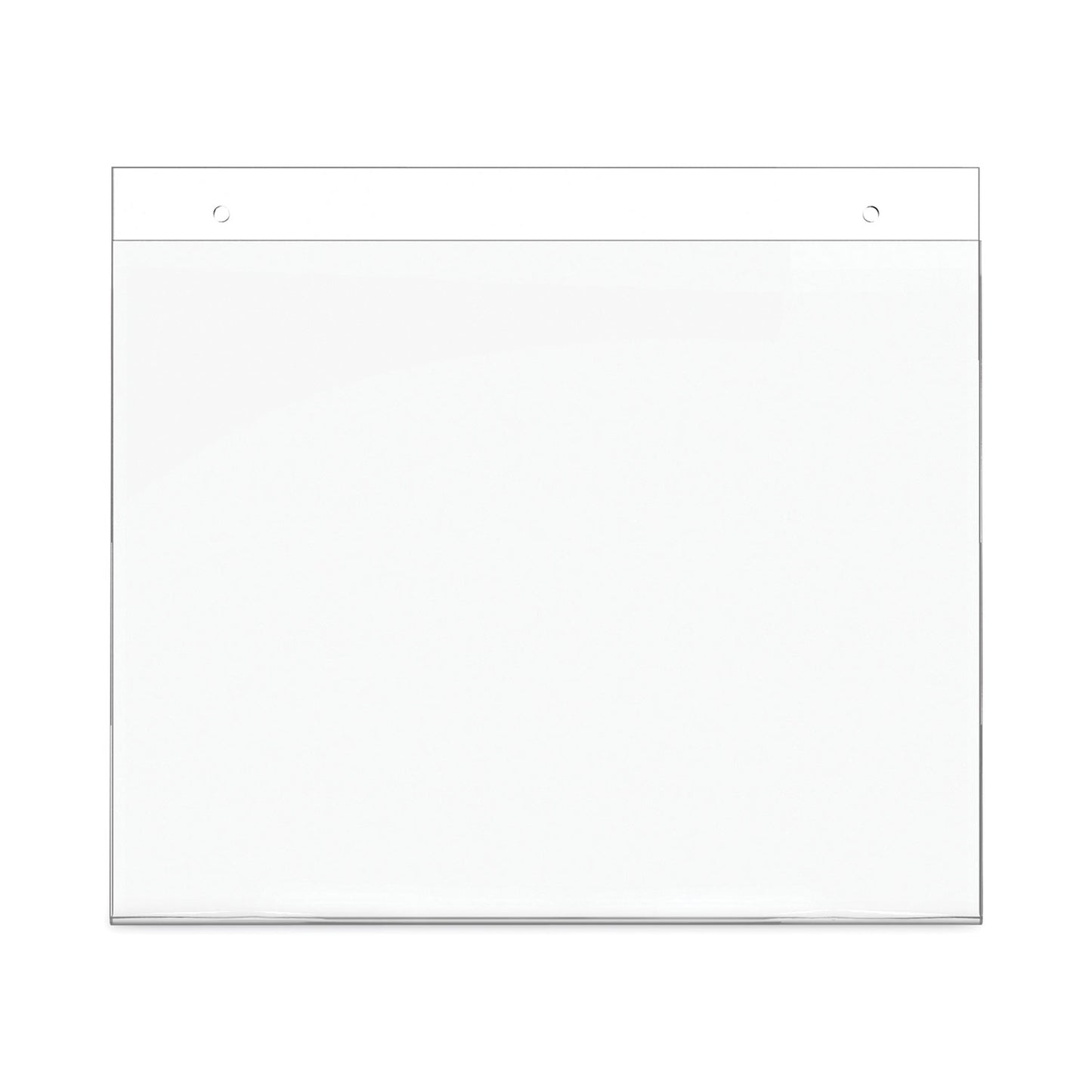 Deflecto Classic Image Wall-Mount Sign Holder, Landscape, 11 x 8.5, Clear (68301)