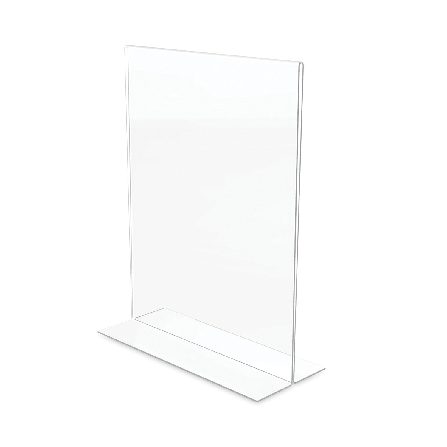 Deflecto Classic Image Double-Sided Sign Holder, 8.5 x 11 Insert, Clear (69201)