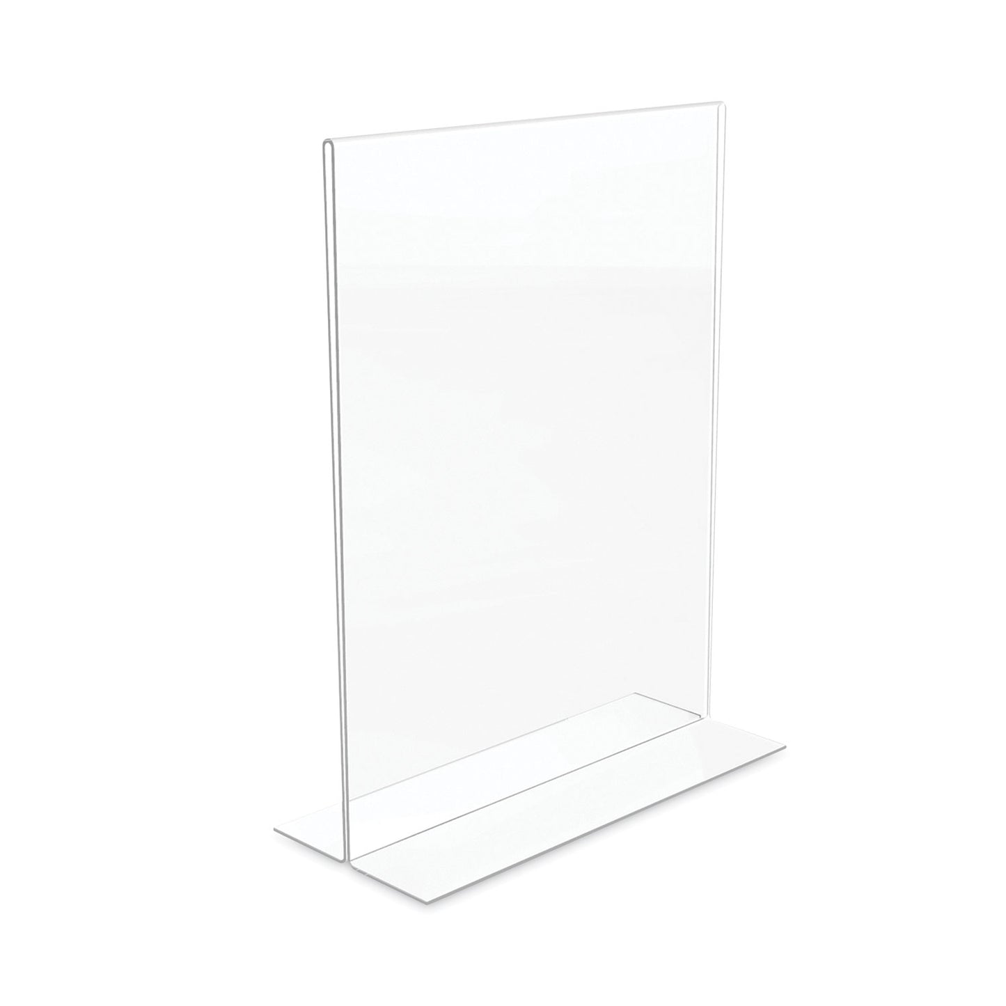 Deflecto Classic Image Double-Sided Sign Holder, 8.5 x 11 Insert, Clear (69201)