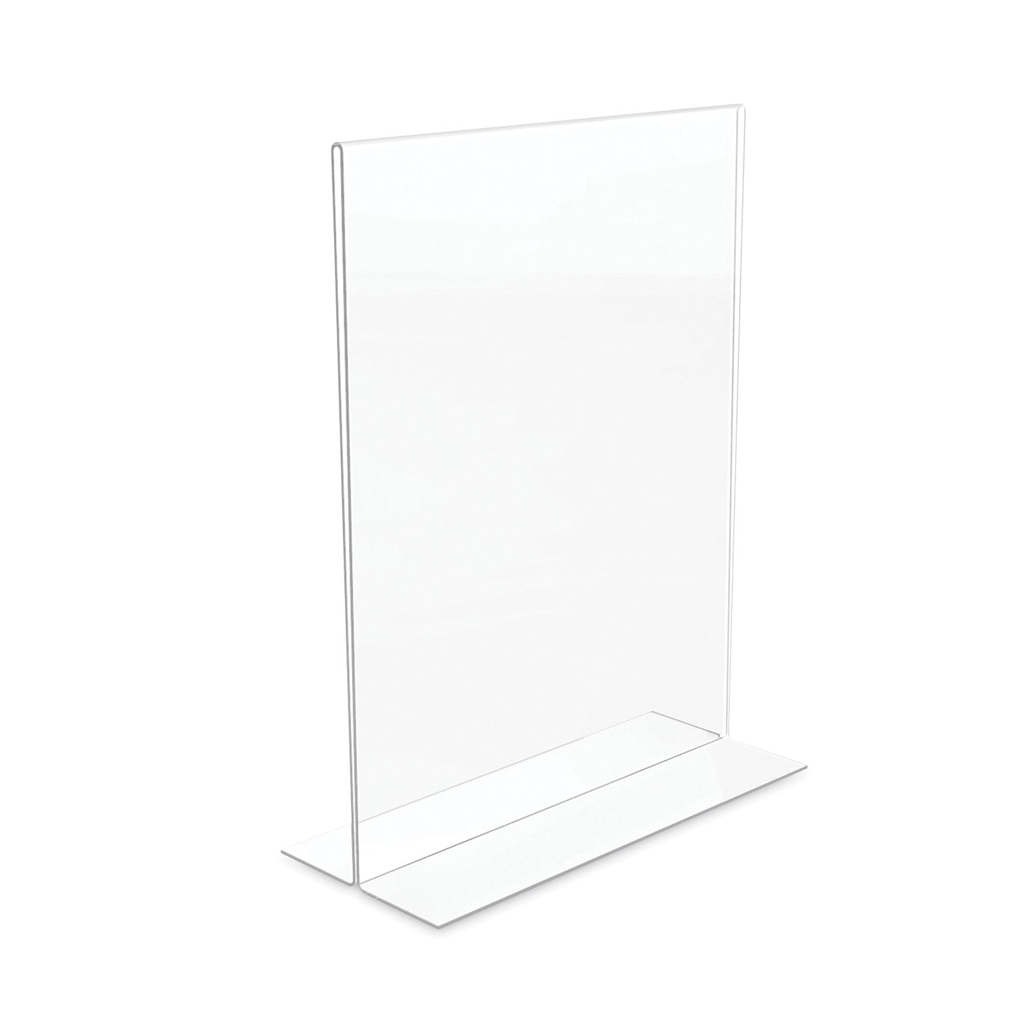 Deflecto Classic Image Double-Sided Sign Holder, 8.5 x 11 Insert, Clear (69201)