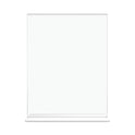 Deflecto Classic Image Double-Sided Sign Holder, 8.5 x 11 Insert, Clear (69201)