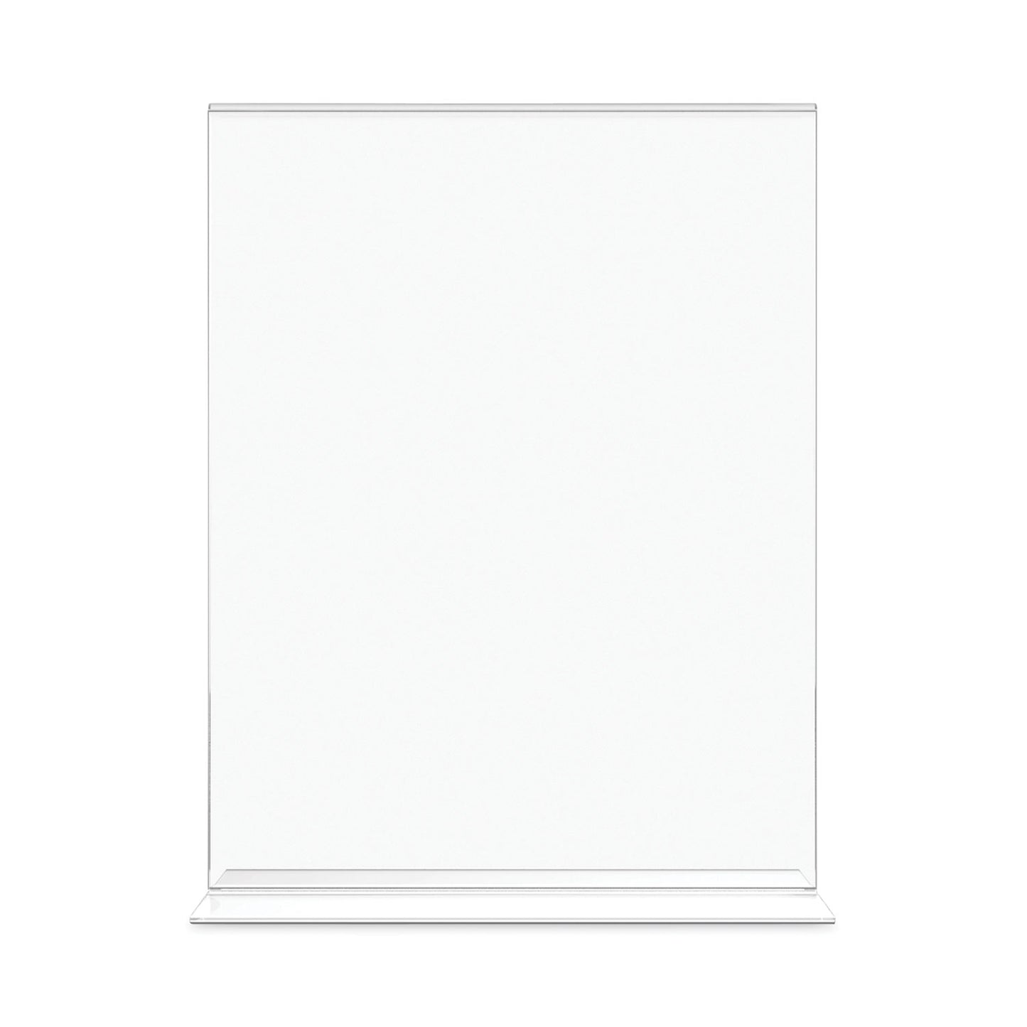 Deflecto Classic Image Double-Sided Sign Holder, 8.5 x 11 Insert, Clear (69201)