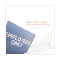 Deflecto Classic Image Double-Sided Sign Holder, 8.5 x 11 Insert, Clear (69201)