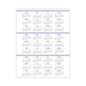 House of Doolittle Recycled WildFlower Weekly/Monthly Planner, WildFlower Artwork, 11 x 8.5, Gray/White/Purple Cover, 12-Month (Jan-Dec): 2025 (28774)