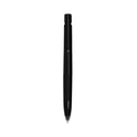 Zebra bLen Gel Pen, Retractable, Fine 0.7 mm, Black Ink, Black Barrel, Dozen (41410)