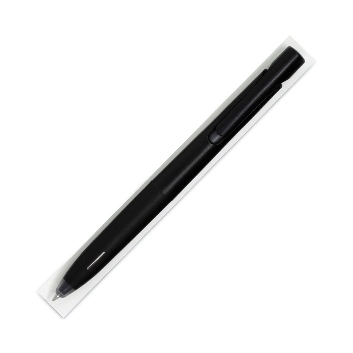 Zebra bLen Gel Pen, Retractable, Fine 0.7 mm, Black Ink, Black Barrel, Dozen (41410)