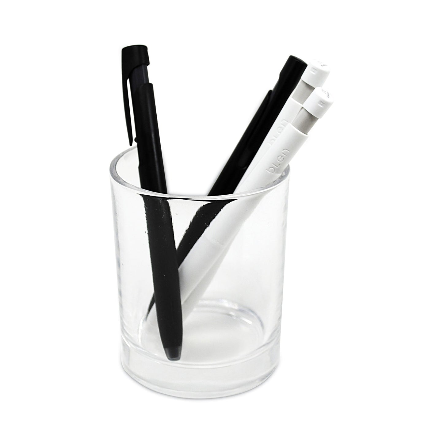 Zebra bLen Gel Pen, Retractable, Fine 0.7 mm, Black Ink, Black Barrel, Dozen (41410)