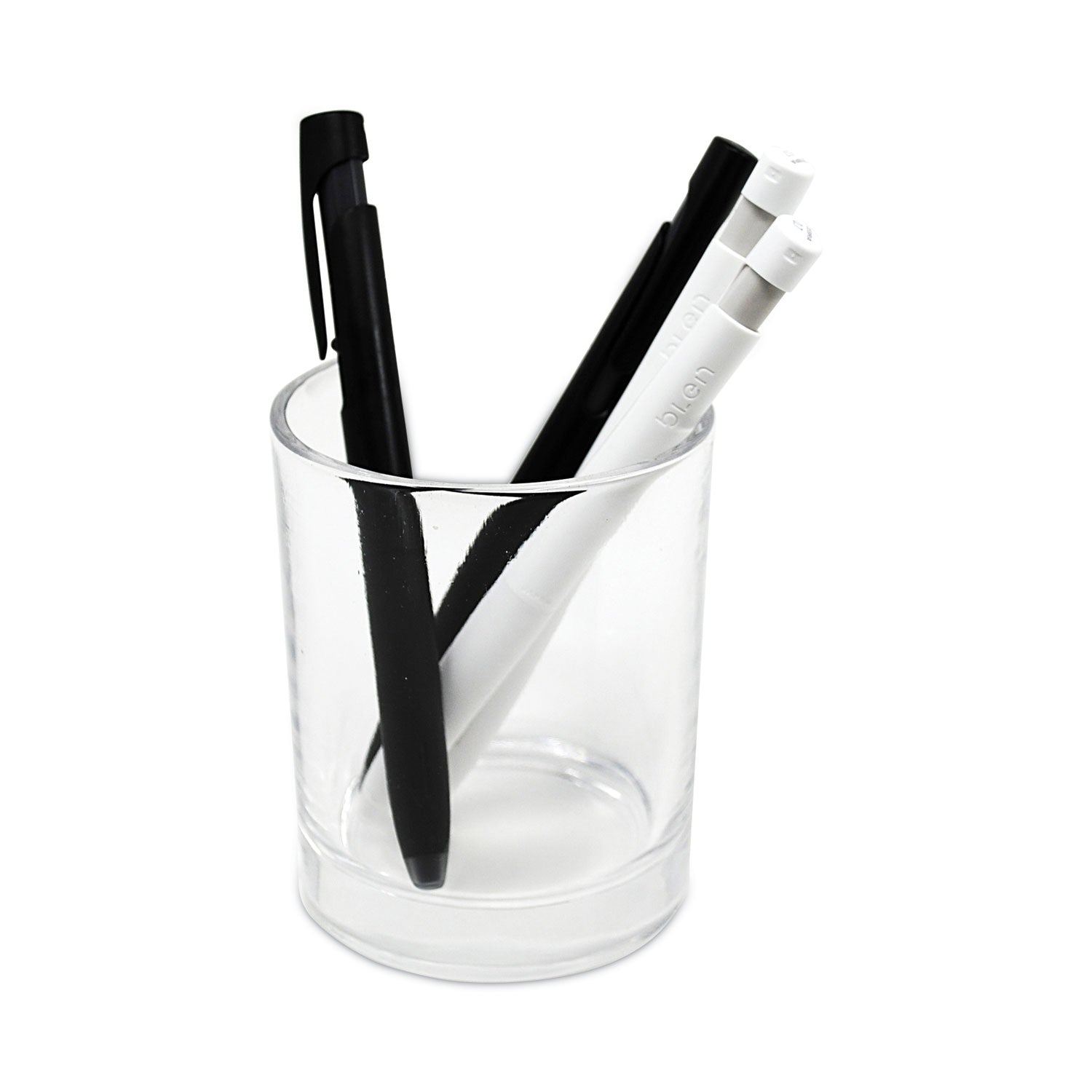Zebra bLen Gel Pen, Retractable, Fine 0.7 mm, Black Ink, Black Barrel, Dozen (41410)
