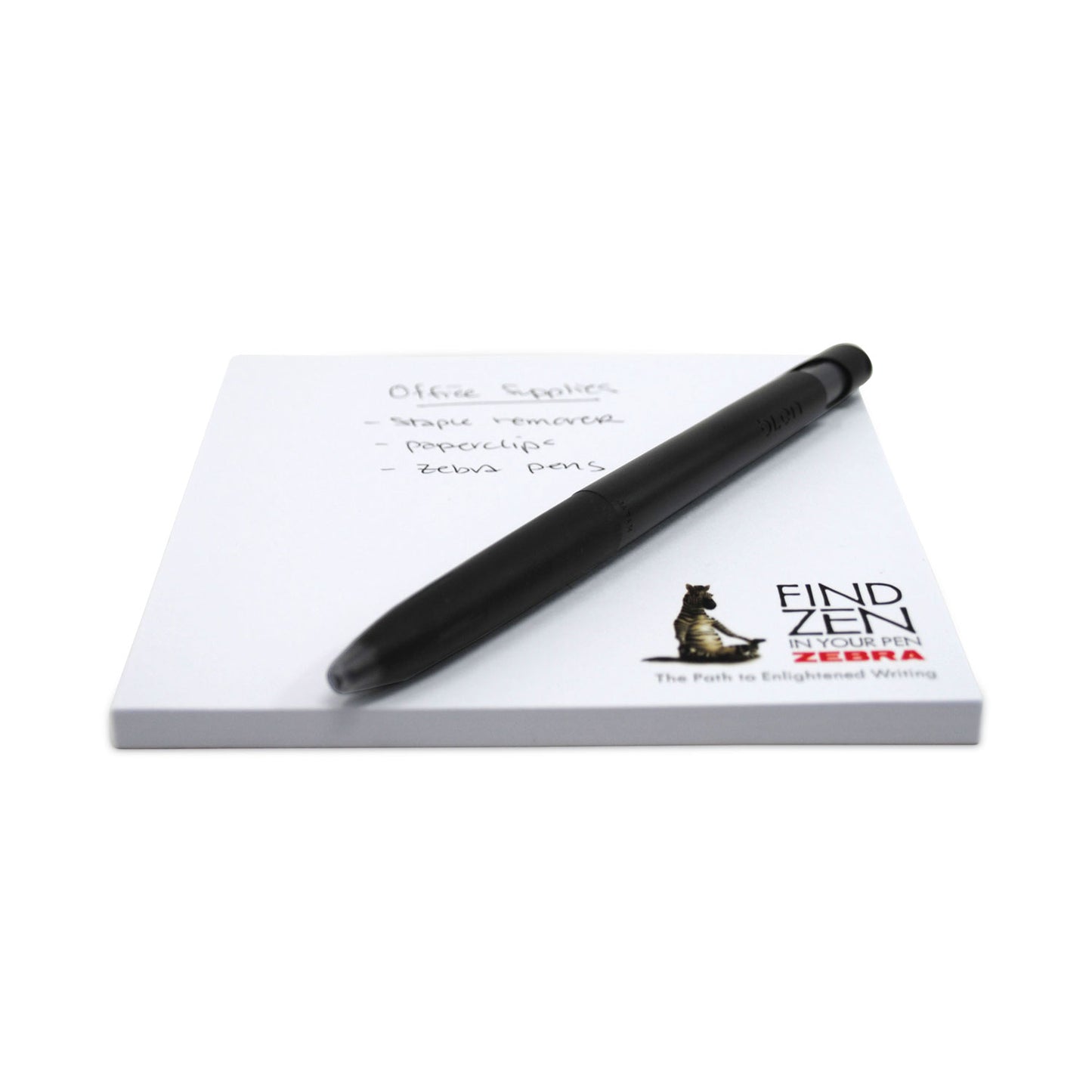 Zebra bLen Gel Pen, Retractable, Fine 0.7 mm, Black Ink, Black Barrel, Dozen (41410)